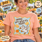 Orange You Glad It’s Friday Goose DTF Transfer 15361
