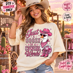Funny Cowgirl Goose DTF Transfer – Just a Goose in a Cowgirl World 15392