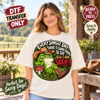 Sick of It Cowboy Frog DTF Transfer – Funny Everyday Saying 15570