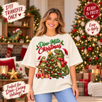 Dino Mite Christmas Dinosaur DTF Transfer 15629