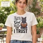 Funny Christian Cat Of Course I Talk to God DTF Transfer 16146