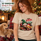 Christmas Is Better Together Gnome Dog DTF Transfer 16280