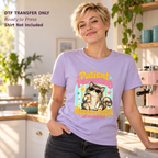 Funny Parenting Coffee Cat Needs a Refill DTF Transfer 16291