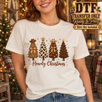 Western Christmas Howdy Trees DTF Transfer 16324