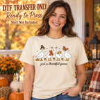 Just a Thankful Goose Funny Thanksgiving DTF Transfer 16535
