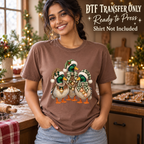 Christmas Duck Trio Festive Hats DTF Transfer 16655