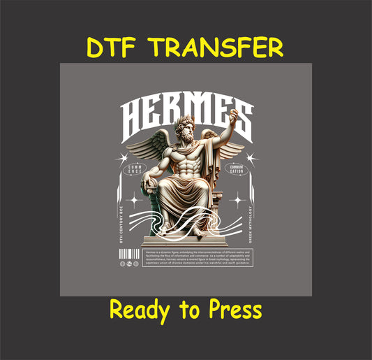 Urban Streetwear DTF Transfer Iron On Heat Transfer - Ready to Press, Hermes Urban Streetwear DTF Design 2597