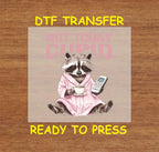 Valentine's Day DTF Transfer Iron On Heat Transfer - Ready to Press, "Not Today Cupid" Anti- Valentine Design 2799