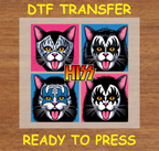 HISS Cats II DTF Transfer - Ready to Press 360