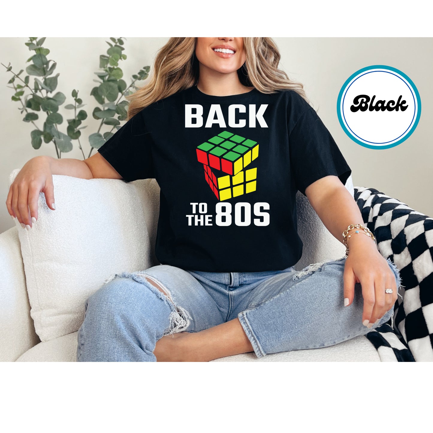Retro 80s & 90s DTF Transfer Iron On Heat Transfer - Ready to Press, "Back to the 80s" DTF Transfer | Ready to Press | Retro 80s & 90s Design 3638