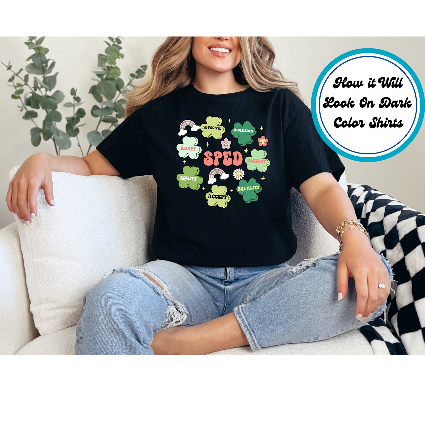 St. Patrick's Day DTF Transfer Iron On Heat Transfer - Ready to Press, SPED Advocate DTF Transfer | Ready to Press | St. Patrick's Day Design 4310