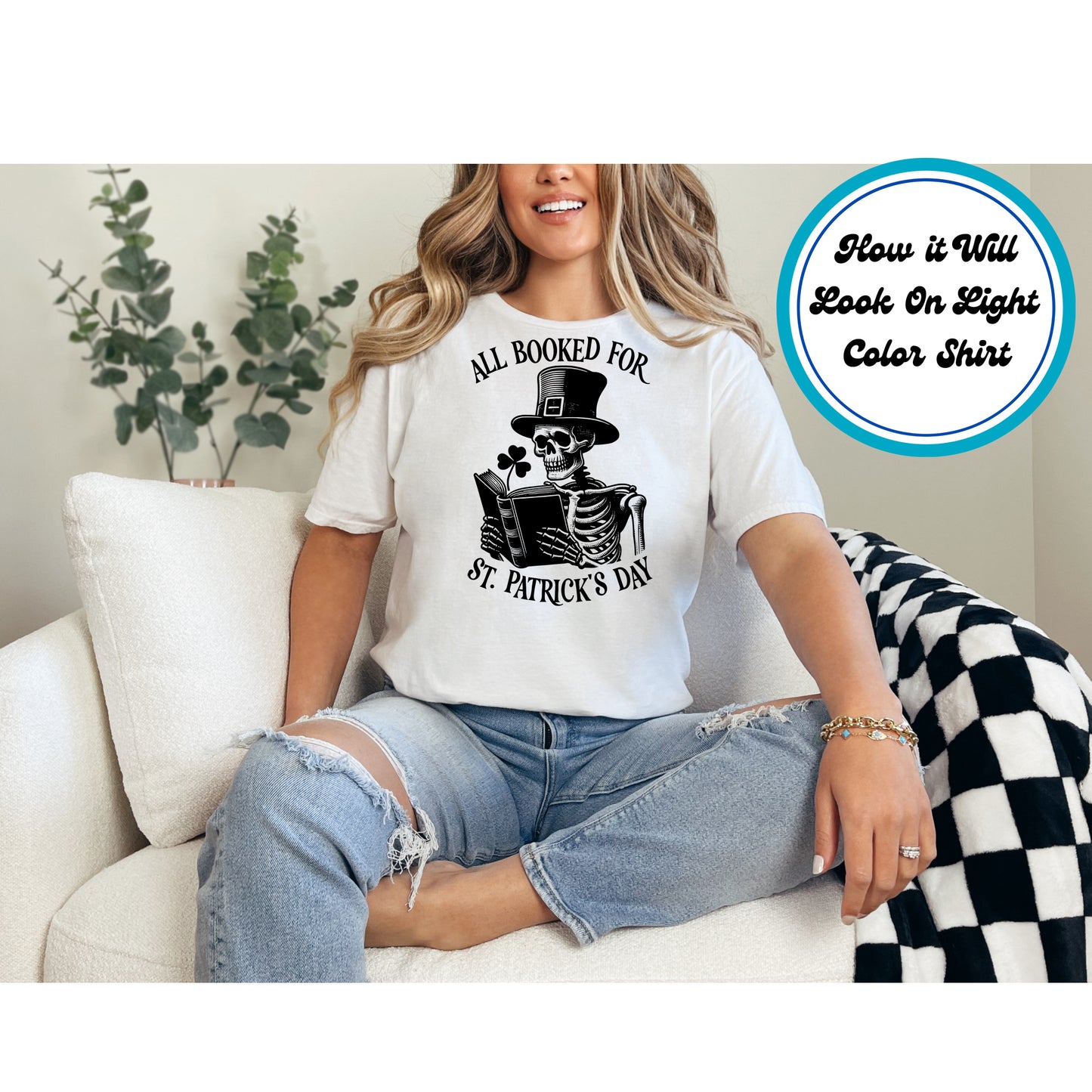 St. Patrick's Day DTF Transfer Iron On Heat Transfer - Ready to Press, All Booked DTF Transfer | Ready to Press | St. Patrick's Day Design 4547