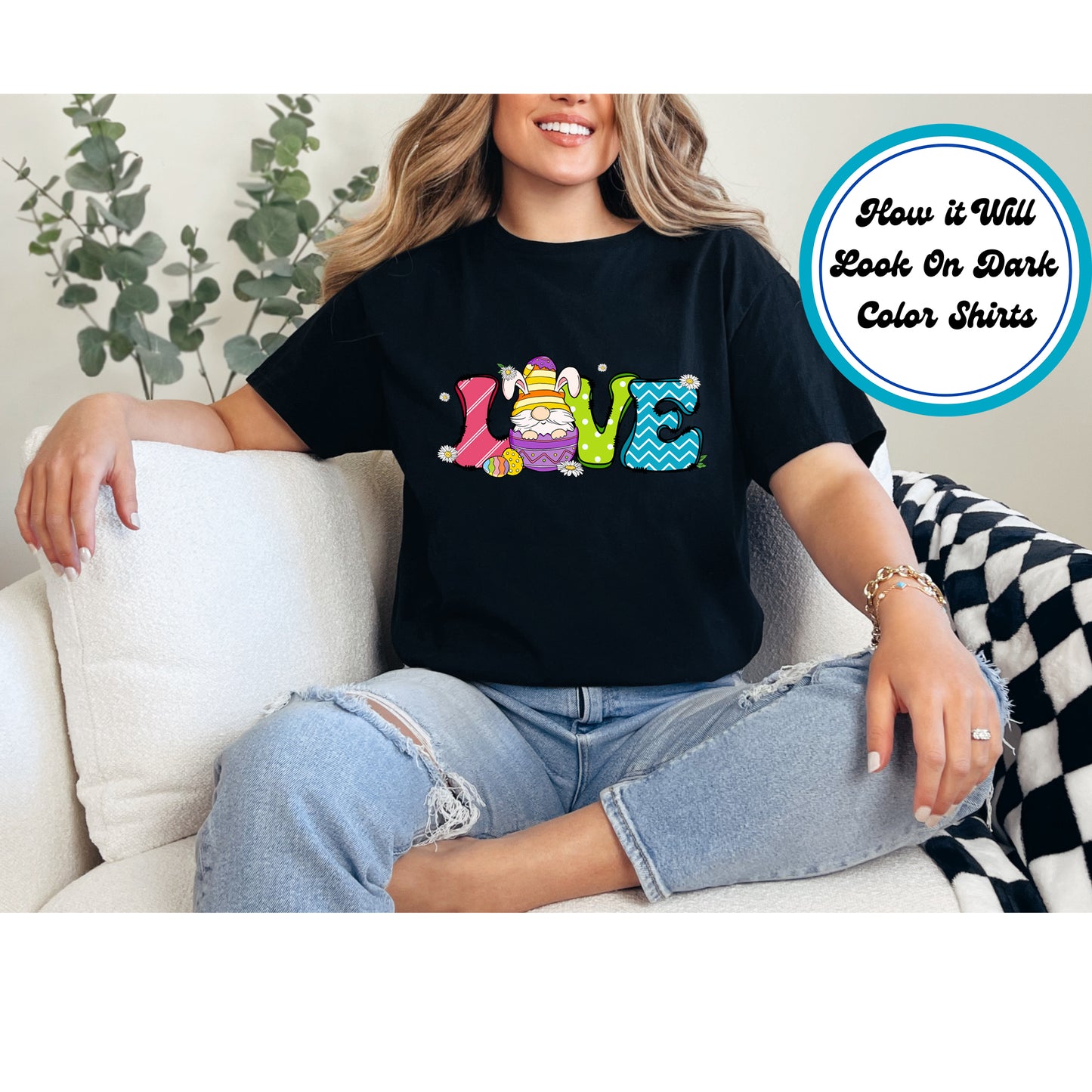 Easter DTF Transfer Iron On Heat Transfer - Ready to Press, Love DTF Transfer | Ready to Press | Easter Design 4732