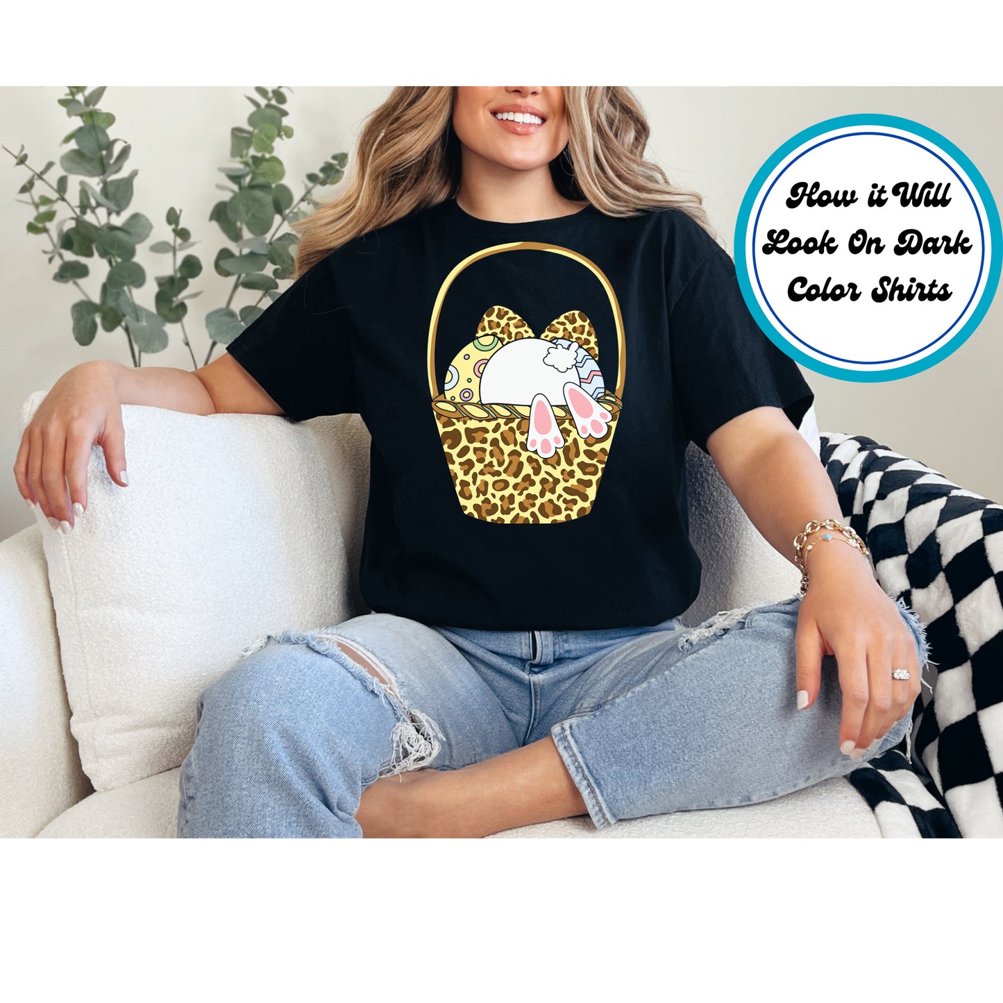 Easter DTF Transfer Iron On Heat Transfer - Ready to Press, Easter Basket DTF Transfer | Ready to Press | Easter Design 4857