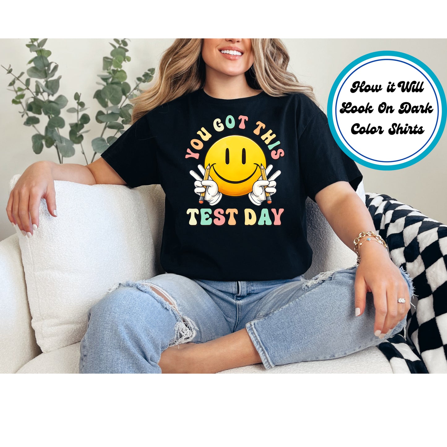 Testing DTF Transfer Iron On Heat Transfer - Ready to Press, You Got This DTF Transfer | Ready to Press | Testing Design 5234