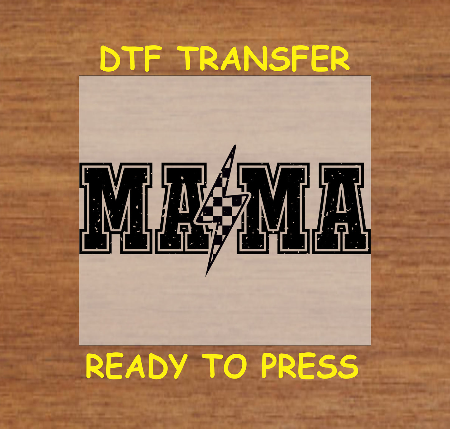 Mom DTF Transfer Iron On Heat Transfer - Ready to Press, Mama DTF Transfer | Ready to Press | Mom Design 5335