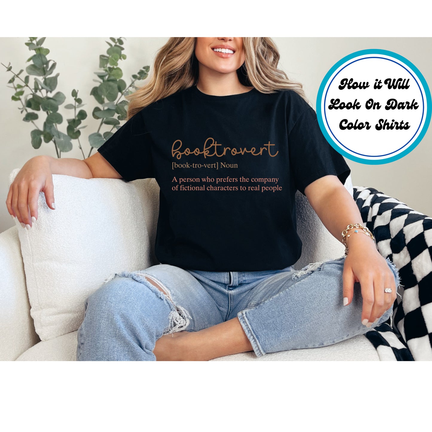 Book Lover DTF Transfer Iron On Heat Transfer - Ready to Press, Booktrovert DTF Transfer 5760