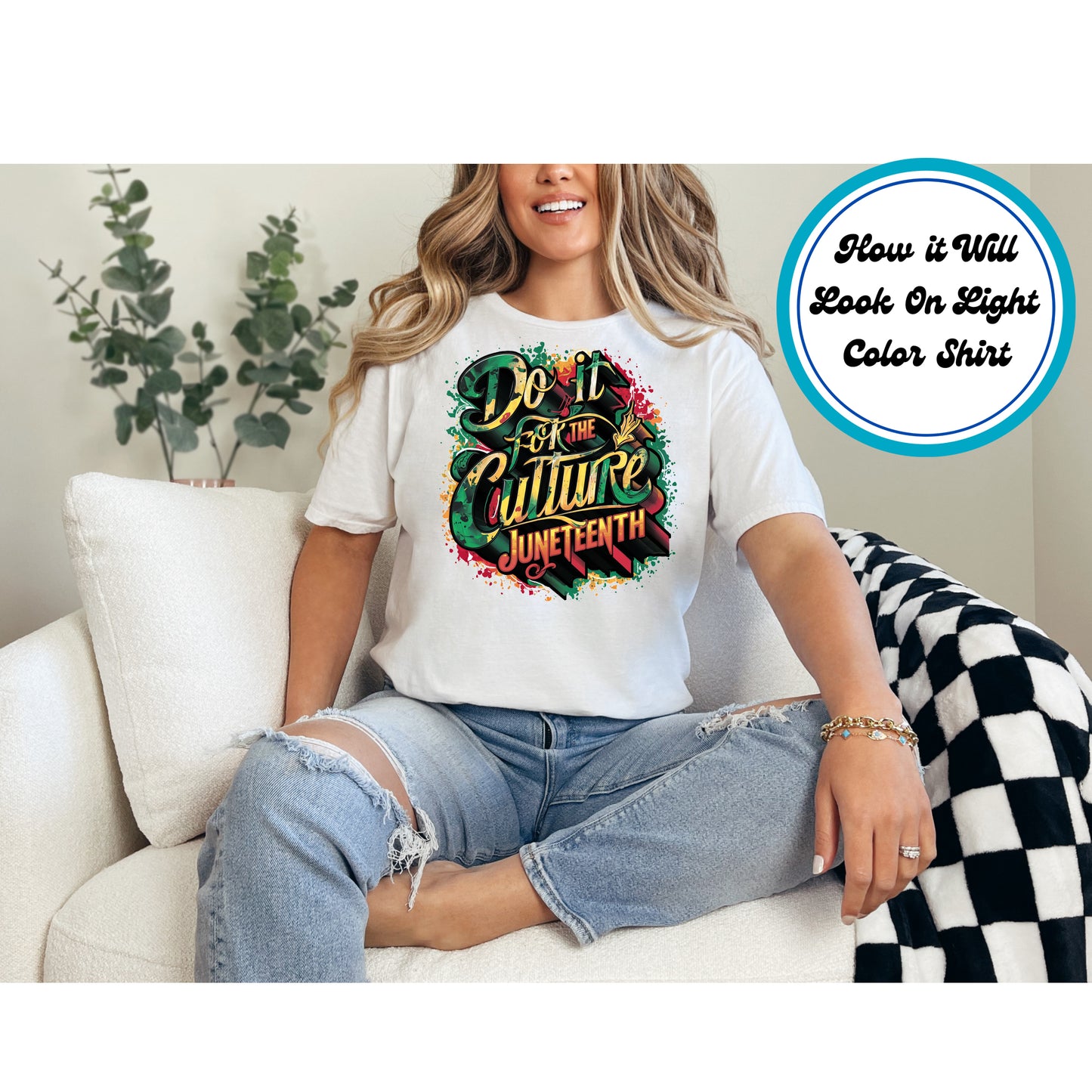 Juneteenth DTF Transfer Iron On Heat Transfer - Ready to Press, Do It for the Culture DTF Transfer 5997