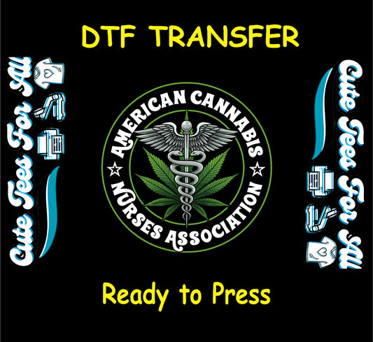 American Cannabis Nurses Association emblem with cannabis leaf and caduceus

