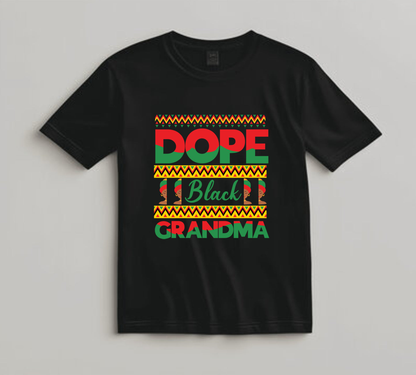 Juneteenth DTF Transfer Iron On Heat Transfer - Ready to Press, Dope Black Grandma DTF Transfer 6475
