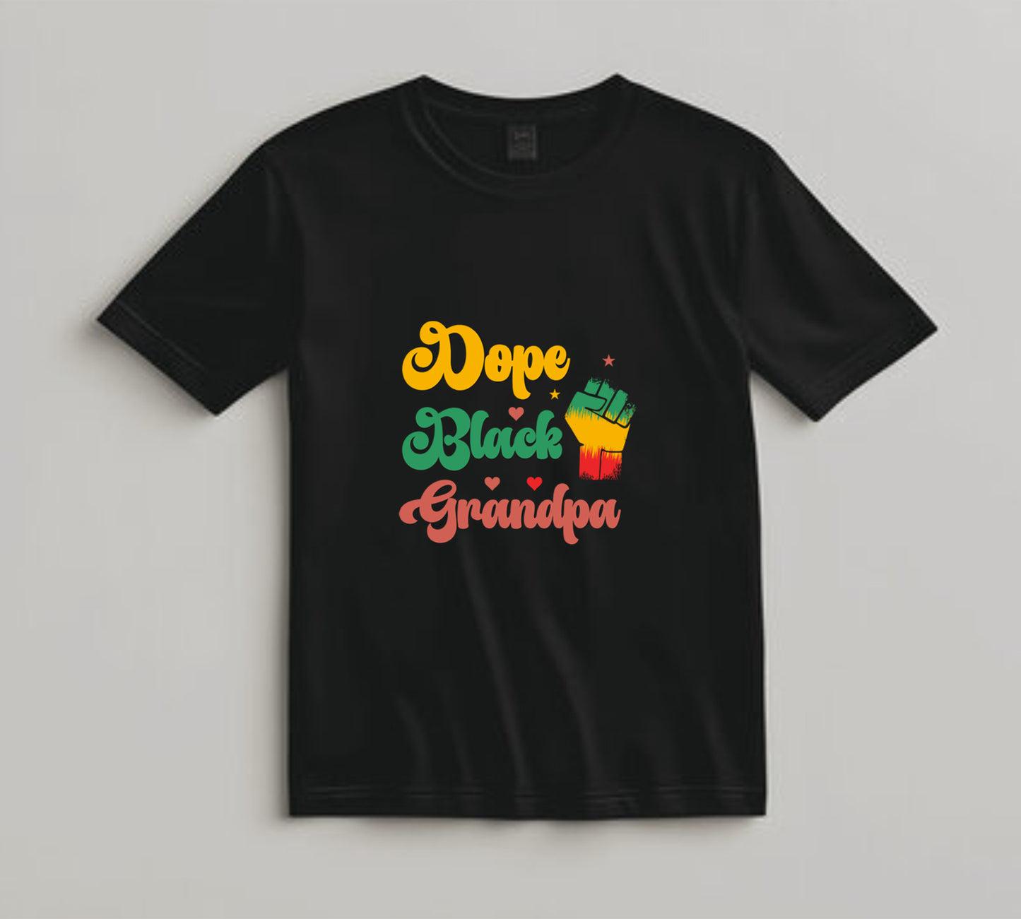 Juneteenth DTF Transfer Iron On Heat Transfer - Ready to Press, Dope Black Grandpa DTF Transfer 6477