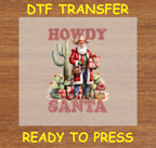 Western Christmas Design - Christmas DTF Transfer Iron On Heat Transfer - Ready to Press 648- 10