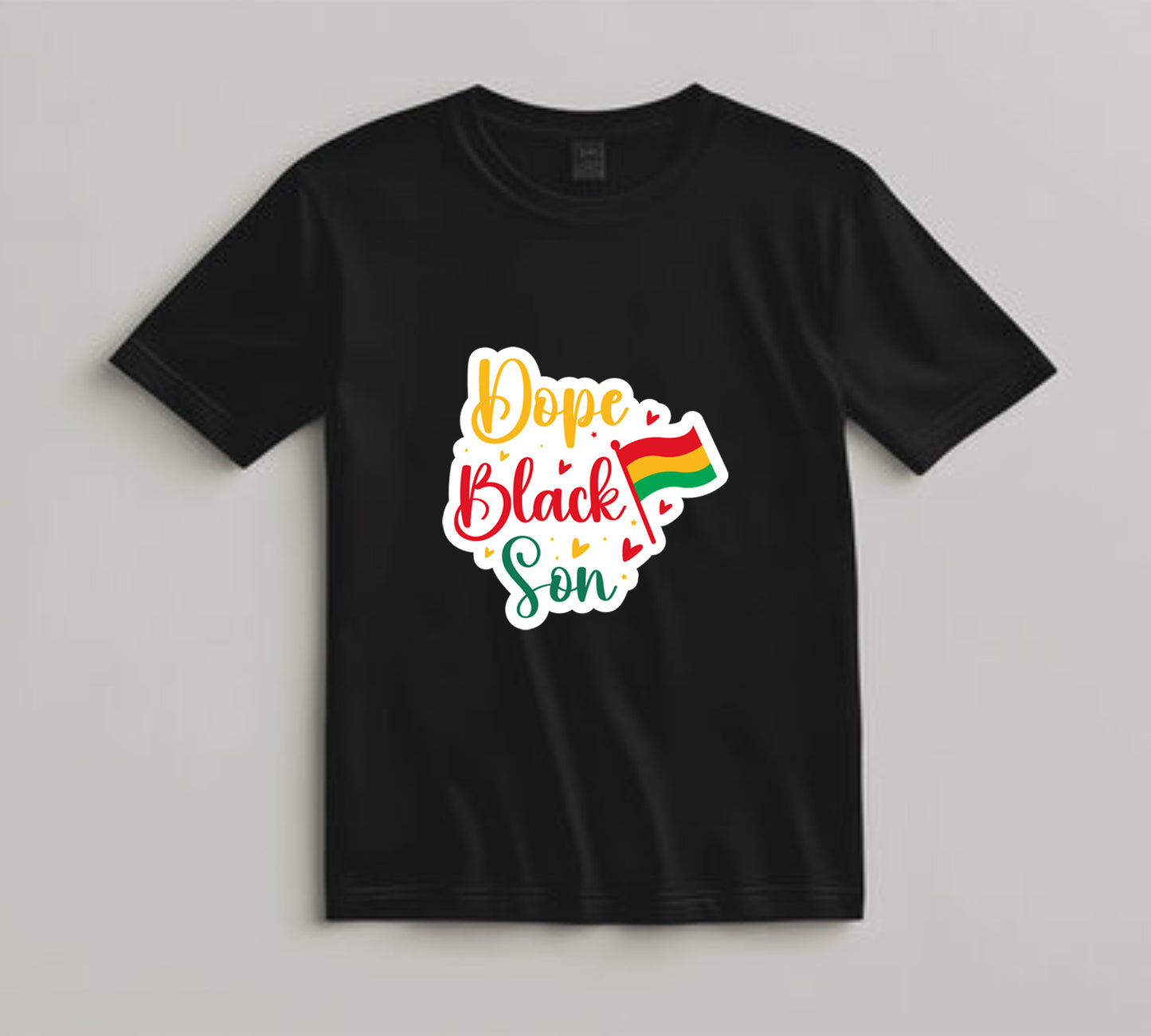 Juneteenth DTF Transfer Iron On Heat Transfer - Ready to Press, Dope Black Son DTF Transfer 6490