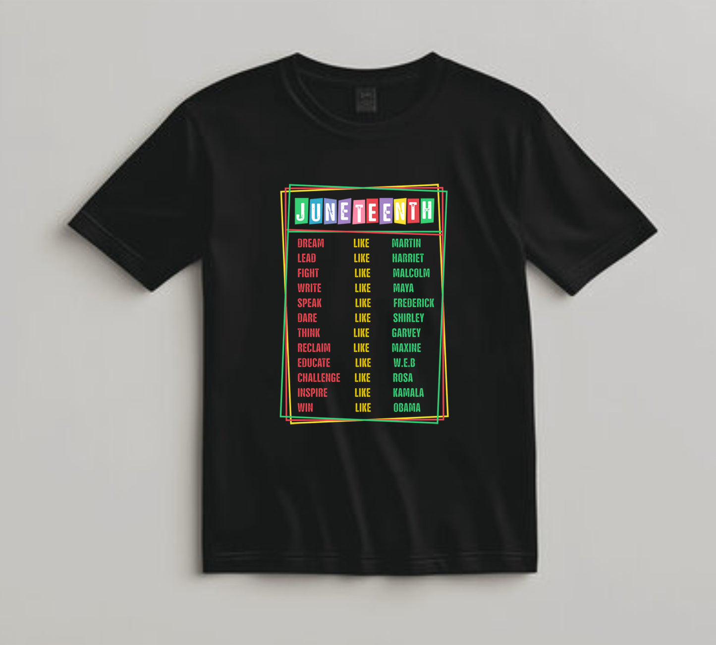 Juneteenth DTF Transfer Iron On Heat Transfer - Ready to Press, Inspired By Greats DTF Transfer 6520