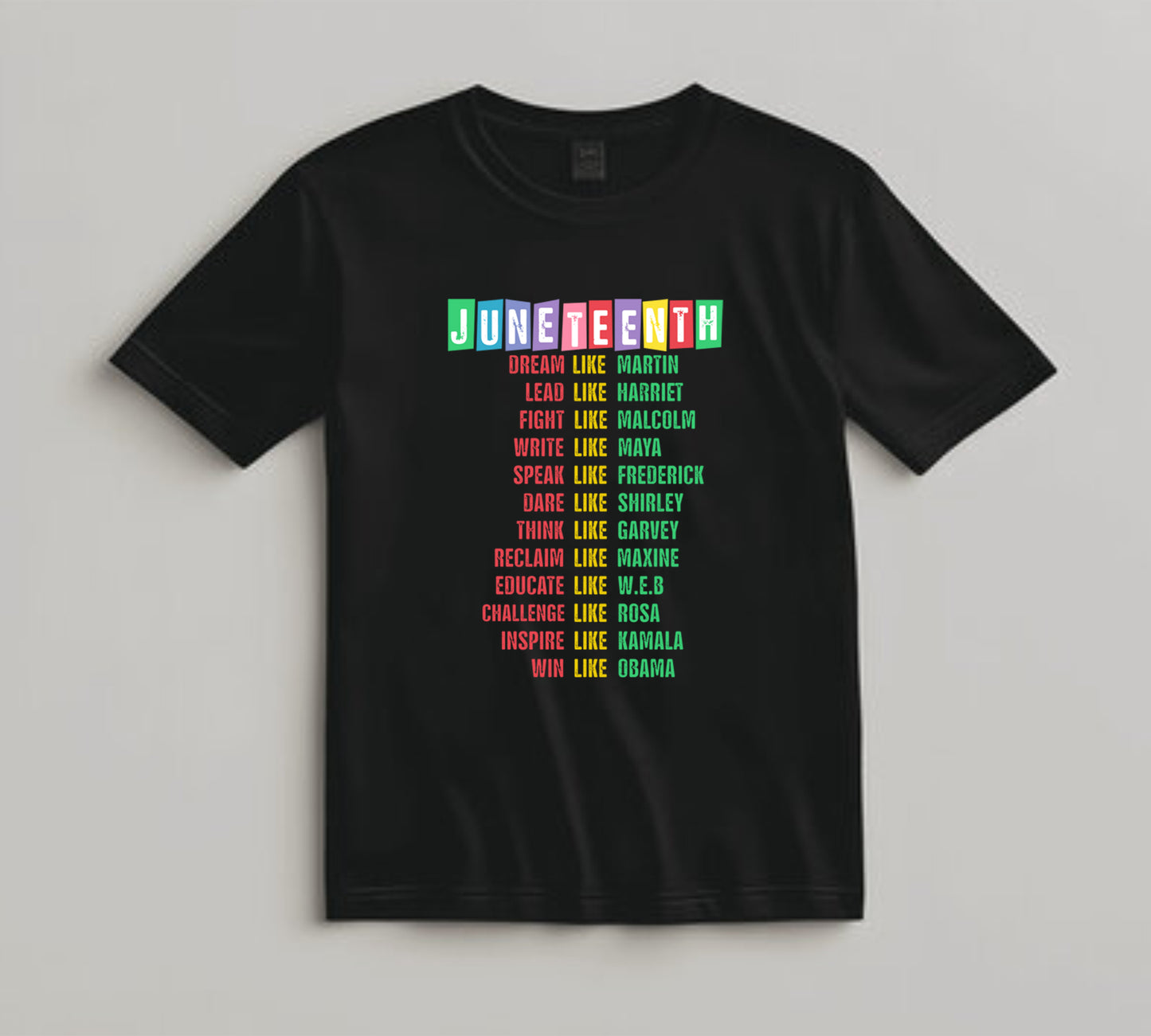 Juneteenth DTF Transfer Iron On Heat Transfer - Ready to Press, Inspired By Greats DTF Transfer 6550