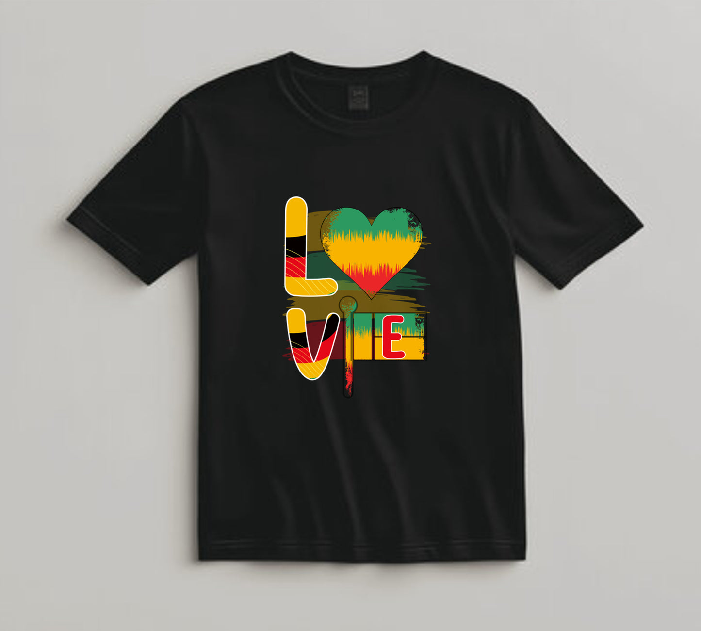 Juneteenth DTF Transfer Iron On Heat Transfer - Ready to Press, Pan-African Love DTF Transfer 6555