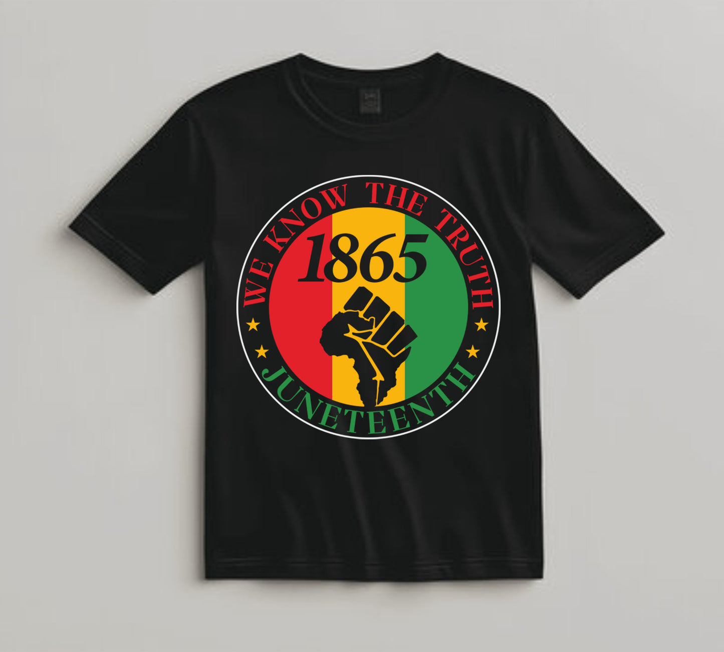 Juneteenth DTF Transfer Iron On Heat Transfer - Ready to Press, We Know the Truth DTF Transfer 6568