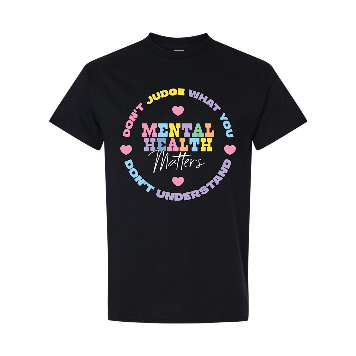 Mental Health Awareness DTF Transfer Iron On Heat Transfer - Ready to Press, Mental Health Matters DTF Transfer 6812