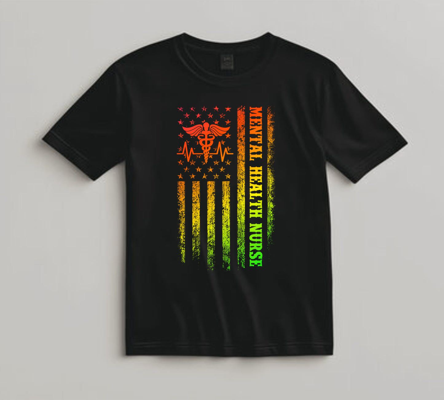 Mental Health Awareness DTF Transfer Iron On Heat Transfer - Ready to Press, Mental Health Nurse DTF Transfer 6836