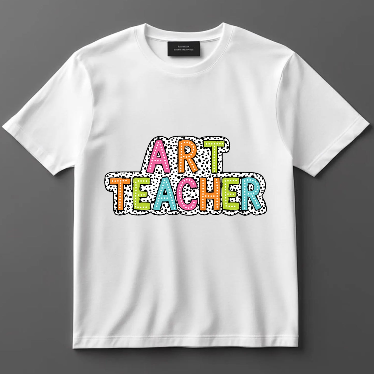 Teacher DTF Transfer Iron On Heat Transfer - Ready to Press, Art Teacher DTF Transfer 6877