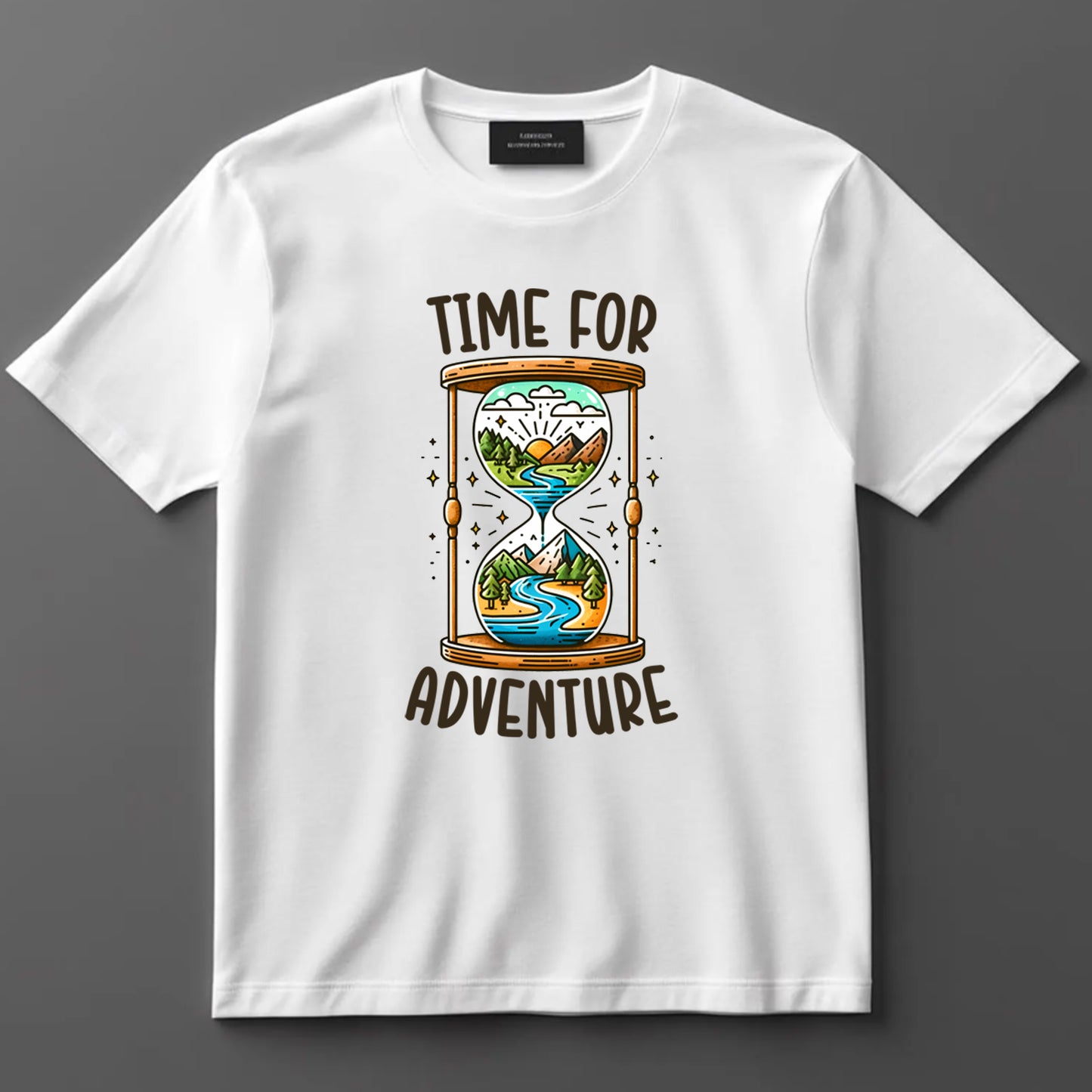 Camping DTF Transfer Iron On Heat Transfer - Ready to Press, Time for Adventure DTF transfer 6929