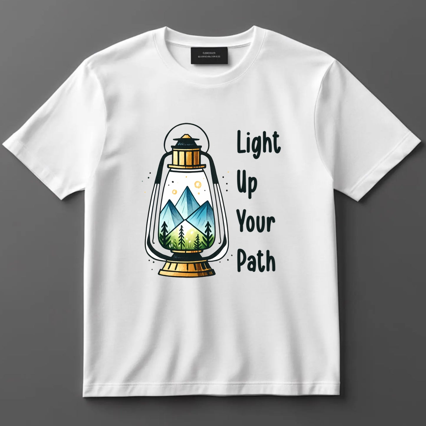 Camping DTF Transfer Iron On Heat Transfer - Ready to Press, Light Up Your Path DTF transfer 6935