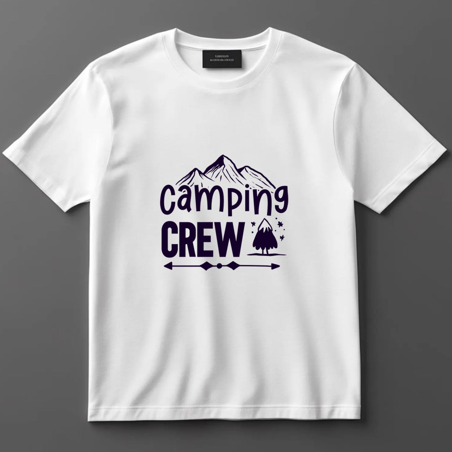 Camping DTF Transfer Iron On Heat Transfer - Ready to Press, Camping Crew DTF transfer 6959