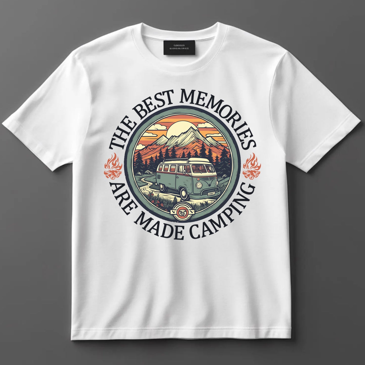 Camping DTF Transfer Iron On Heat Transfer - Ready to Press, Memories Are Made Camping DTF Transfer 7033
