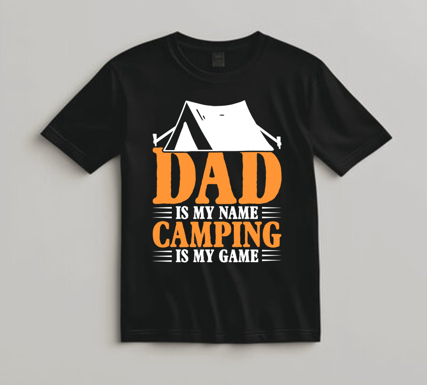 Camping DTF Transfer Iron On Heat Transfer - Ready to Press, Dad Camping Humor DTF Transfer 7060