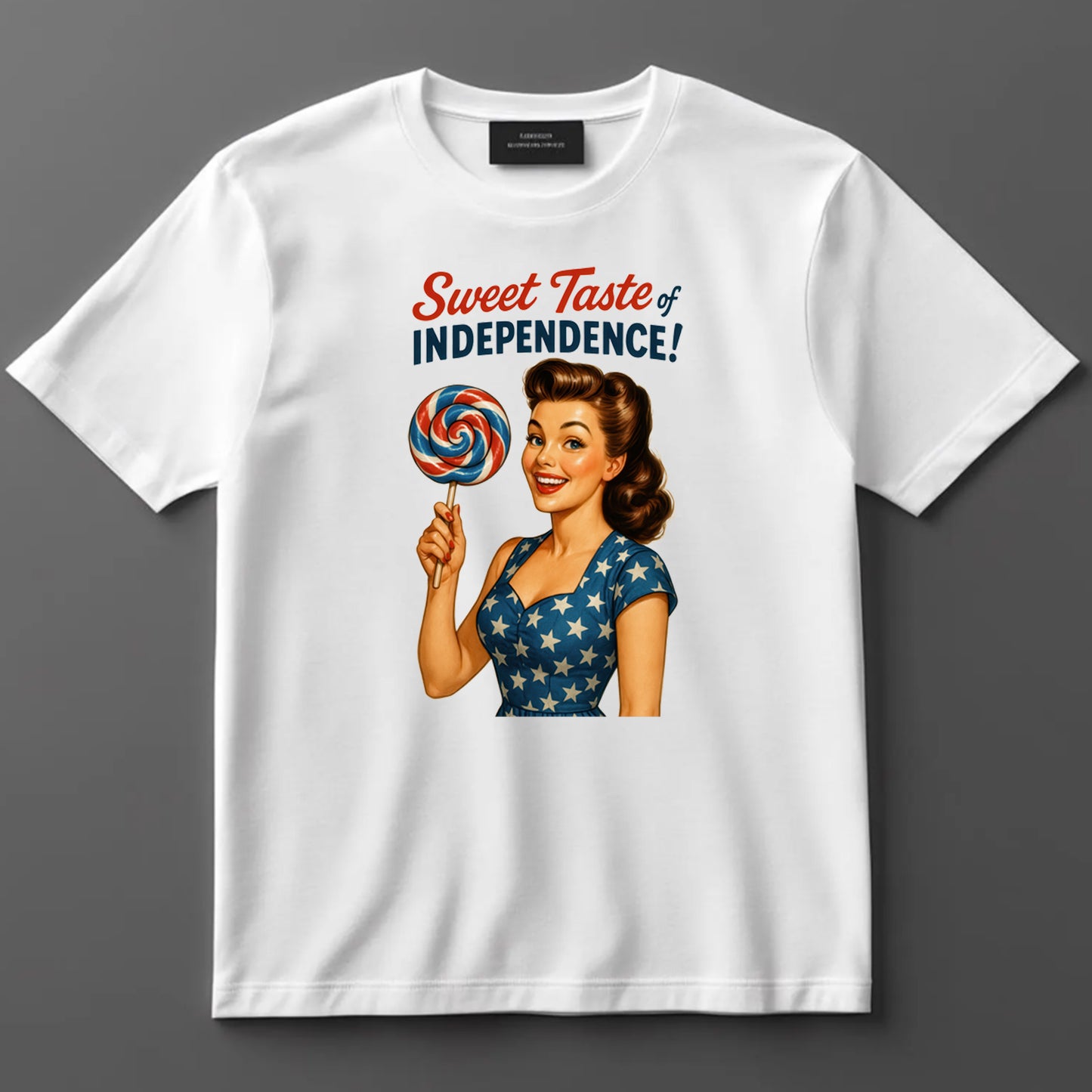 4th Of July DTF Transfer Iron On Heat Transfer - Ready to Press, Sweet Taste of Independence DTF Transfer 7174
