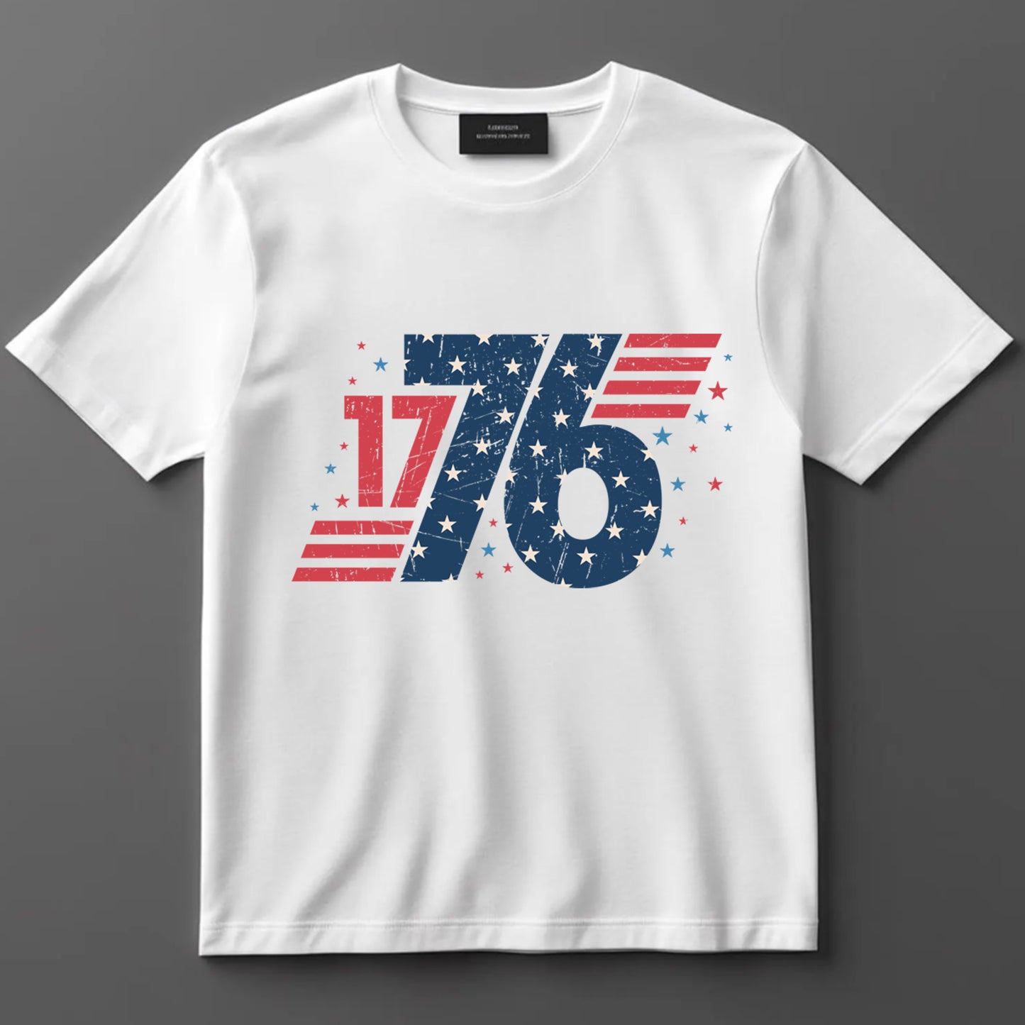 4th Of July DTF Transfer Iron On Heat Transfer - Ready to Press, 1776 Stars and Stripes DTF Transfer 7196