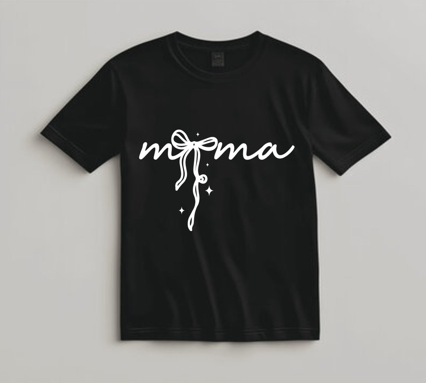Mom DTF Transfer Iron On Heat Transfer - Ready to Press, Minimalist Mama DTF Transfer 7287