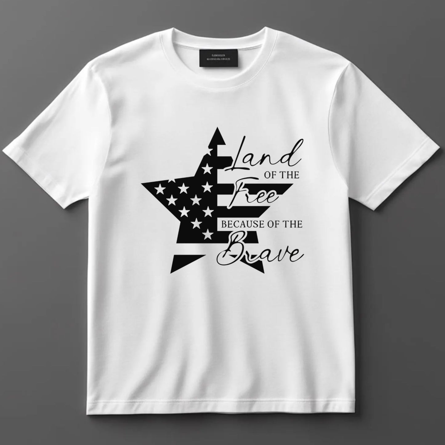 4th Of July DTF Transfer Iron On Heat Transfer - Ready to Press, Land of the Free DTF Transfer 7370