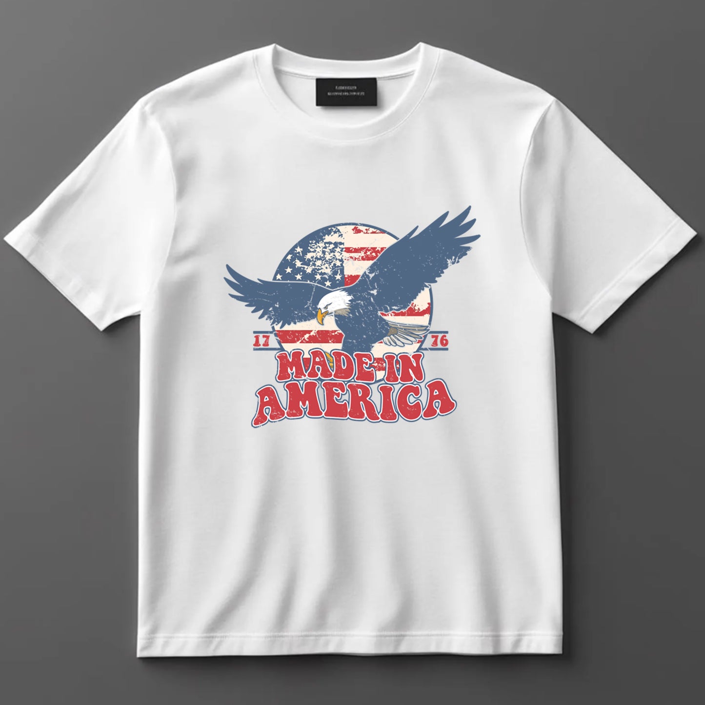 4th Of July DTF Transfer Iron On Heat Transfer - Ready to Press, Made in America DTF Transfer 7633