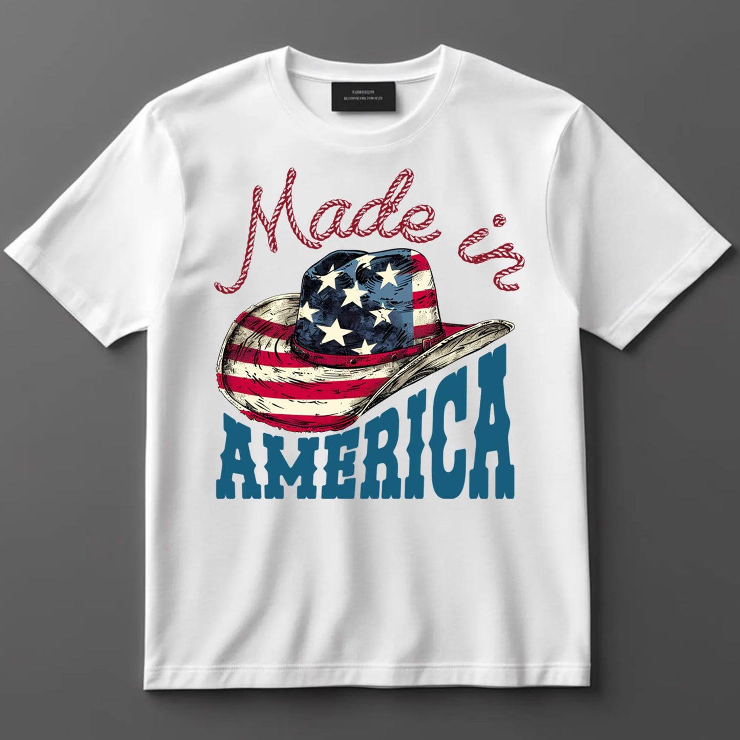 4th Of July DTF Transfer Iron On Heat Transfer - Ready to Press, Made in America DTF Transfer 7734