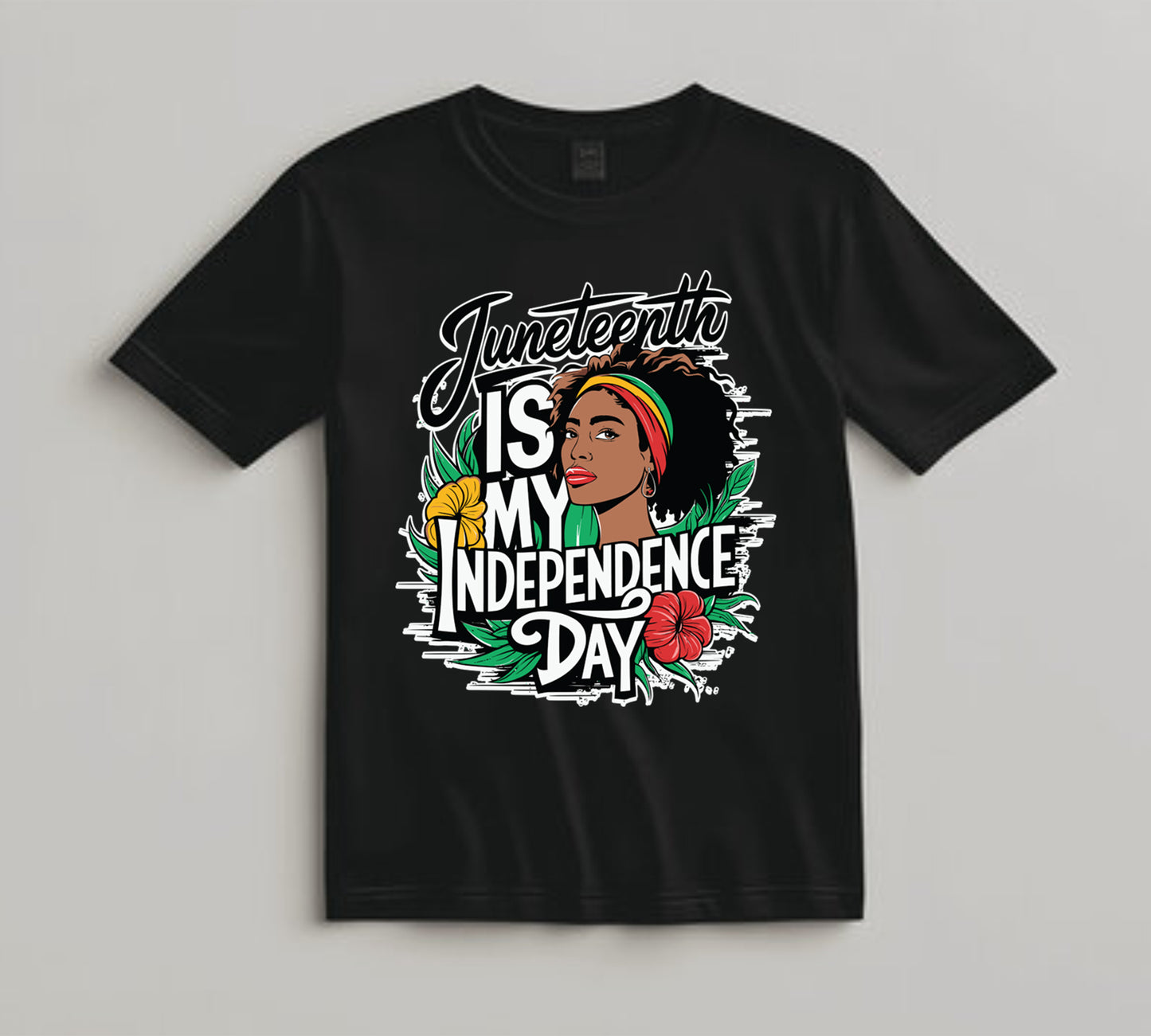 Juneteenth DTF Transfer Iron On Heat Transfer - Ready to Press, Juneteenth Is My Independence Day DTF Transfer 8232