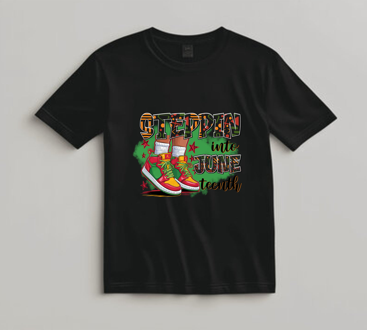 Juneteenth DTF Transfer Iron On Heat Transfer - Ready to Press, Steppin Into Juneteenth DTF Transfer 8248