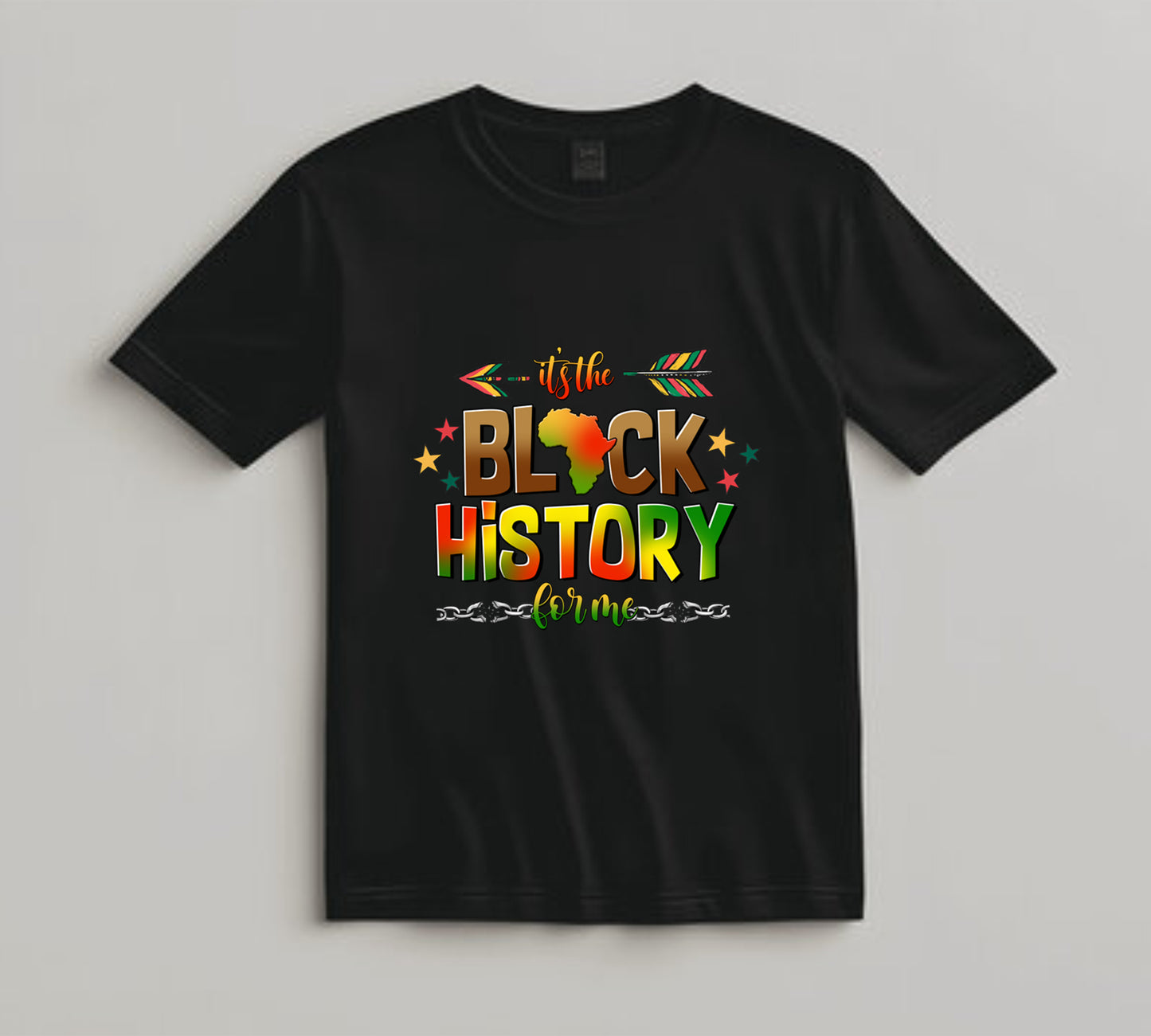 Juneteenth DTF Transfer Iron On Heat Transfer - Ready to Press, It’s the Black History for Me DTF Transfer 8252