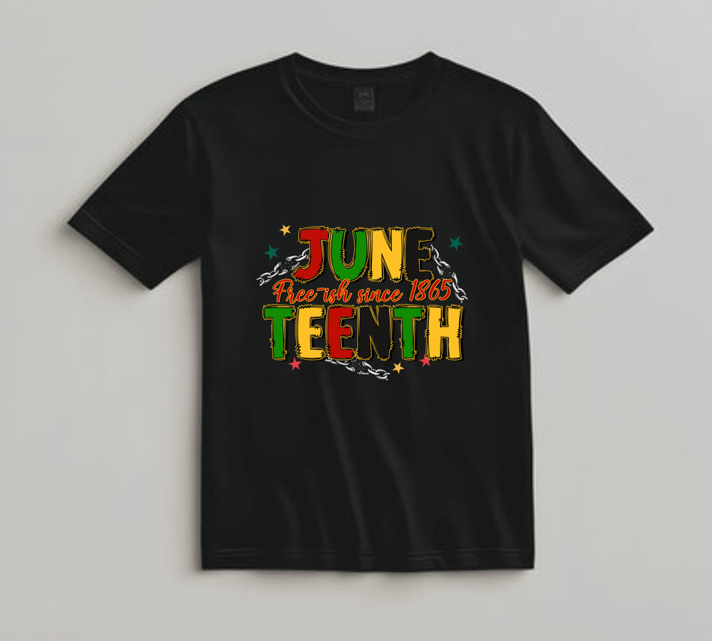 Juneteenth DTF Transfer Iron On Heat Transfer - Ready to Press, Free-ish Since 1865 DTF Transfer 8260