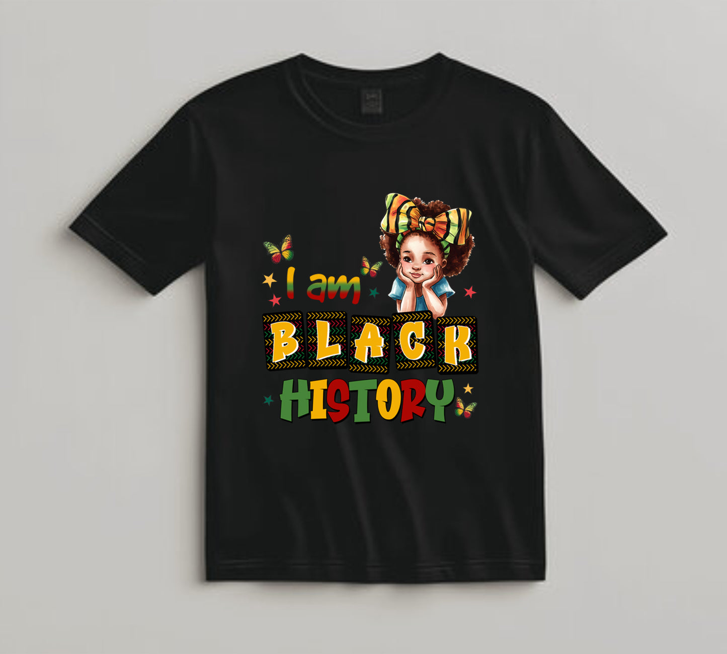 Juneteenth DTF Transfer Iron On Heat Transfer - Ready to Press, I Am Black History DTF Transfer 8266